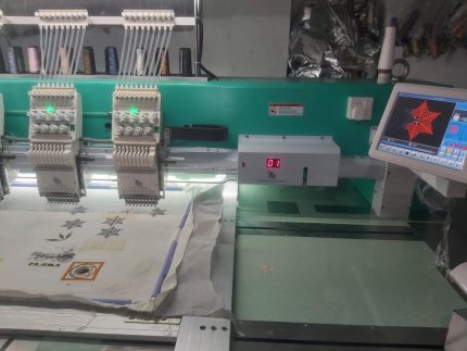 Flate Embroidery Machine